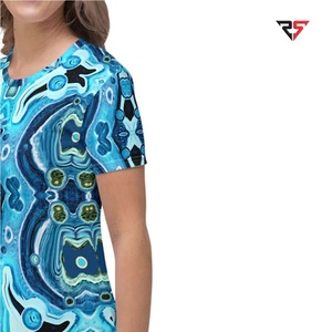 Diseño personalizado All-Over Women Sublimación Impresión Logotipo personalizado Camisetas Hecho en Pakistán impreso mujeres camisetas regulares - Product Image 5