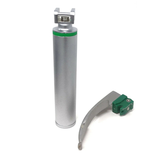 Ensemble de laryngoscopes de haute qualité avec batterie rechargeable, lames pédiatriques en acier inoxydable, certifié CE, équipement de classe II - Product Image 1