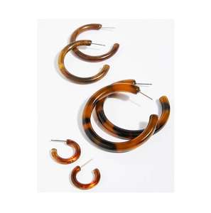 Boucles d'oreilles en résine époxy bois, best-seller, article très demandé, pour femmes, fabriquées en résine, disponibles à prix compétitif - Product Image 4
