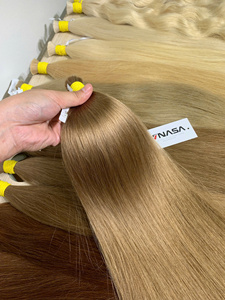 Extensiones de Cabello Humano Vietnamita 100% de Nasa Hair Supply, Cabello a Granel de un Solo Donante, Puntas Completas, Color Rubio y Castaño - Product Image 6
