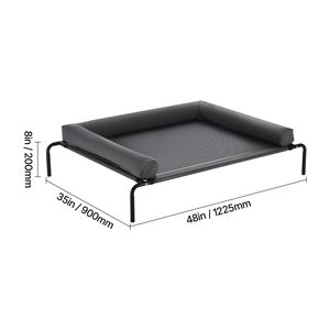Portable XL Dog Bed for <b>Large</b> Dogs Elevated Raised Dog Cot Washable <b>Pillow</b> Indoor Outdoor Print Pattern Pet Cooling Hammock Bed - Product Image 5