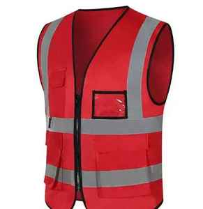 Chaleco de Seguridad Reflectante y Chaqueta de Trabajo de Algodón Impermeable con Logotipo Personalizado, Ropa de Trabajo de Construcción - Product Image 2