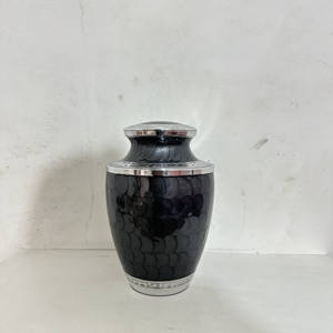 Urnas de Cremación de Aluminio al Estilo Americano, Urnas de Metal Personalizadas para Cenizas Humanas, Urnas de Cremación Modernas de 10 Pulgadas para Recuerdos Personalizados - Product Image 1
