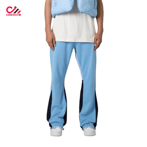 Men's <b>Light</b> Blue Sweatpants Elastic Waist Side Pockets Casual Breathable Midweight Knitted Pants Spring Style Men Baggy <b>Trouser</b> - Product Image 5