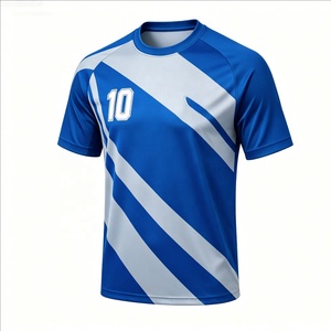 Ensemble d'uniformes de football pour hommes, maillots et shorts respirants à séchage rapide, vêtements de sport d'équipe imprimés, maillot de handball personnalisé - Product Image 3