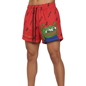 Pantalones Cortos Deportivos Personalizados para Hombre, Transpirables, de Malla Premium, 100% Poliéster, Ecológicos, Anti-UV, de Secado Rápido, para Entrenamiento - Product Image 1