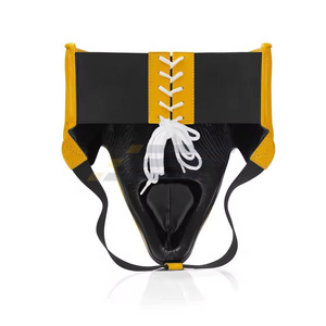 OEM Lightweight Anti-Sweat Leather <b>Boxing</b> Groin Guard Customizable for MMA Fight and Inguinal Protection - Product Image 5