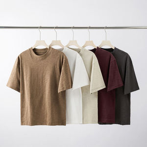 Heavyweight Men's Blank T-Shirt - High Quality OEM Custom, Oversized <b>White</b> <b>Tee</b> - Product Image 1