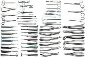 ชุดเครื่องมือถอนฟันสำหรับนักศึกษาทันตแพทย์ 50 ชิ้น ทำจากเหล็กกล้าไร้สนิม ใช้ด้วยมือ - Product Image 4