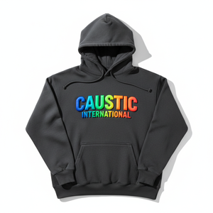 Custom Premium 3D Puff Print Hoodie Heavyweight 500GSM Men Women Oversized Kangaroo Pocket Drop Shoulder Thick Sweatshirt - Product Image 1