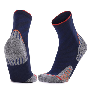 Calcetines Deportivos Negros hasta la Rodilla, Tejidos, Antideslizantes, Gruesos y Elásticos, de Spandex/Poliéster para Yoga - Product Image 3