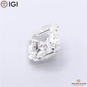 Diamante Cultivado en Laboratorio CVD con Corte Asscher, Claridad VS1, Color E, Certificado IGI, 1.50 Quilates, para Bodas de Lujo - Product Image 3