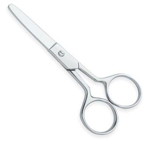 Tijeras de Maquillaje Profesionales de Acero Inoxidable de Alta Calidad, Personalizables, con Mango de Cerámica, Rectas, para Cutículas y Uñas, Dentadas - Product Image 3