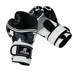 Guantes de Boxeo RC Fitness al por Mayor, 10oz 12oz 14oz 16oz, Antideslizantes, Duraderos, de Cuero, con Cierre de Gancho y Bucle para Práctica en el Gimnasio - Product Image 4