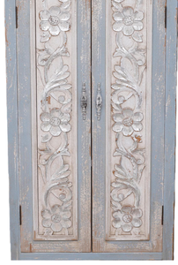 Armoire en bois pour vêtements, modèle Gingham, finition mate, 2 portes avec tiroir - Offre Spéciale - Product Image 4