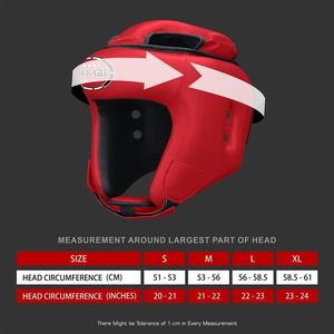 Vente en gros de protège-têtes de boxe MMA Farabi Sports AD-SERIES en cuir PU et mousse EVA, respirant, sangle réglable, personnalisable, Taekwondo - Product Image 6