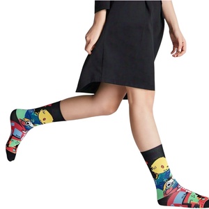 ถุงเท้ากีฬากันลื่นสำหรับทุกเพศถุงเท้ากีฬาลูกเรือแบบหนาระบายอากาศได้ดีออกแบบโลโก้ได้ตามต้องการสำหรับฟุตบอลพิมพ์ลายดิจิทัล - Product Image 1