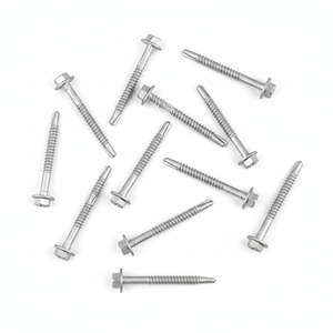 Hex Head Self-Drilling Screws Metric Coarse Thread Zinc Plated Steel Class 8.8 - Product Image 1