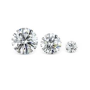 Diamantes Sueltos Cultivados en Laboratorio con Corte Brillante CVD, Claridad VS1, Certificados por IGI, de 1-4 mm, para Anillos y Pendientes, Hechos a Mano en India - Product Image 1