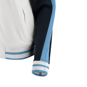 New Winter 2 Piece Zipper Quilted Hooded Jacket Flared Trouser 100% Cotton <b>Canvas</b> Front Reflector Lines Oversized Windbreaker - Product Image 5