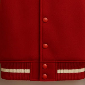 Chaqueta Varsity Clásica con Cuello Alto y Logotipo Frontal, Ecológica y Transpirable para Hombre y Mujer, Estilo Retro de Béisbol Universitario - Product Image 4