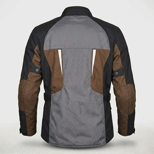 adventure Touring Motorbike Jacket Multi-Panel Design Protective Textile Gear with Reflective Strip and Reinforced Elbow <b>Patches</b> - Product Image 5