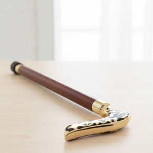 Canne de marche en bois durable pour adultes et seniors avec une poignée confortable et un excellent soutien - Product Image 1