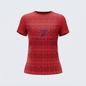 Camiseta de Diseño Tribal para Mujer, Nueva Llegada, Casual, de Alta Calidad, Corte Regular, Manga Corta, Estampado, Logotipo y Talla Personalizables - Product Image 6