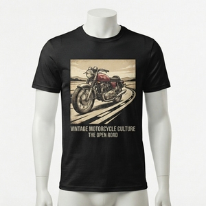 เสื้อยืดพิมพ์ลายกราฟิกสำหรับผู้ชาย สวมใส่สบายมีสไตล์ ดีไซน์พิมพ์ลายสร้างสรรค์ เนื้อผ้านุ่มระบายอากาศได้ดี งานศิลปะที่ออกแบบได้ตามต้องการ - Product Image 1