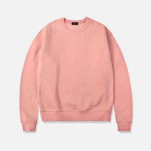 Sweat-shirt en molleton 100% coton de haute qualité, brodé, logo personnalisé, col rond pour femme, sweat-shirt surdimensionné, col rond personnalisé - Product Image 1