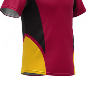 Tenue de rugby imprimée pour équipe, prix d'usine, vente en gros, nouvelle arrivée, respirante, séchage rapide, 100% polyester, entraînement sportif - Product Image 5