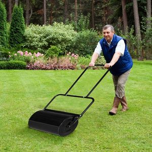 <b>Garden</b> <b>Tool</b> Manual Iron Lawn Roller XH Cylindrical Aerator - Product Image 1