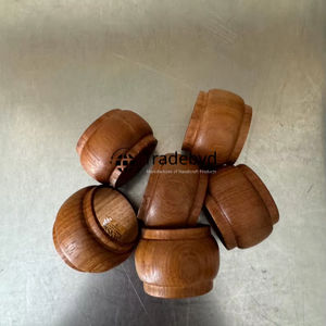 Anillo para Servilletas de Madera Ecológico, Clásico y Elegante, Hecho a Mano, Decoración de Mesa de Comedor de Lujo, Accesorios para Bodas y Hoteles por Tradebyd - Product Image 1