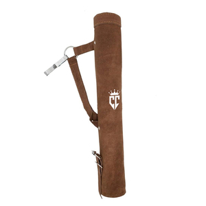 Traditional Design Genuine Leather Arrow Holder Archery Handmade Adjustable Belt Waist Arrow Bags For Adults - Product Image 6