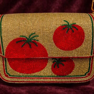 Bolso Baguette Multicolor con Cuentas de Cristal, Hecho a Mano, Estilo Casual, Artesanía India, Forma Personalizada, MS Handicraft - Product Image 1