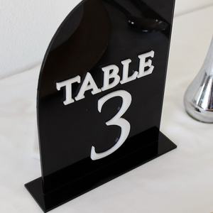 Durable Metal <b>Table</b> Number Holders with <b>Card</b> Clip for Dining <b>Table</b> Decor - Product Image 2