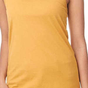 New Custom Designs Women's Knitted Beading Front Tank <b>Tops</b> Quick Dry Eco-Friendly 100% Cotton Gym Yoga Sports Wholesale <b>Tops</b> - Product Image 2