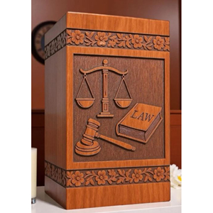 Modern <b>Square</b> Wooden Urn for Ashes Handcrafted Teak Wood Urn for Ashes urn by AYAANS - Product Image 2