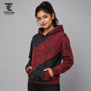 Sudadera Premium de Invierno para Mujer con Lavado Ácido, Logo Frontal, Casual, Forrada, 100% Algodón, Ajuste Cómodo, Tejido de Forro Polar Transpirable, Costuras Duraderas - Product Image 2