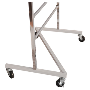 Porte-vêtements métallique de luxe durable, pliable, portable, robuste, sur pied, pour présentation en magasin, fabrication OEM au Vietnam - Product Image 6