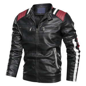 Veste de moto en cuir de vente en ligne teintée dans la couleur Blousons de moto en cuir vente directe d'usine - Product Image 1