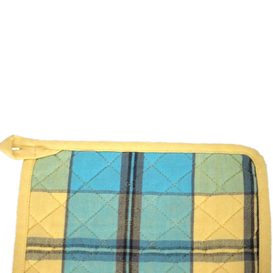 Fabricant indien de dessous-de-plat en toile 100% coton recyclé, de bonne qualité, très vendus, à motif à carreaux teint en fil - Product Image 4