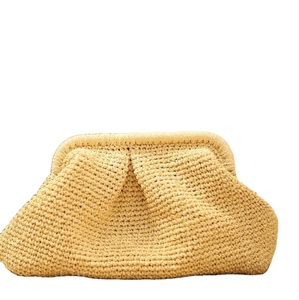 Bolso de Rafia de Alta Calidad, Bolso de Mano Mallory, Bolso de Paja Tejido a Mano, Bolso de Playa de Macramé, Directo del Proveedor Indio - Product Image 1