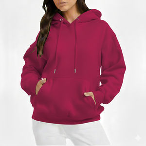 Fabricante Personalizado de Sudaderas con Capucha de Felpa de Algodón para Mujer - Sudaderas Unisex Cómodas con Capucha - 80/20 Algodón Poliéster - Product Image 3