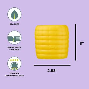 Sbucciatore e Separatore di Mais Cob Plus, Utensile Specializzato con Spingitore di Sicurezza Integrato per Facile Preparazione del Mais sul Pannocchia - Product Image 2