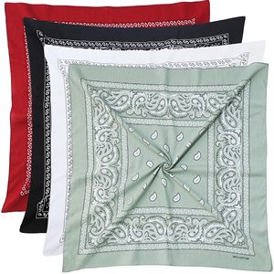 Bandana en toile écologique personnalisé, unisexe, léger, doux, respirant, multifonctionnel, foulard pour la tête, couvre-visage pour le streetwear quotidien - Product Image 6