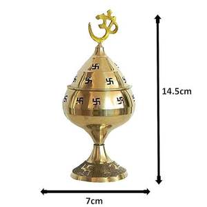 Best Quality Modern Style Metal Incense Burner Set Eco-Friendly Hand-made High-quality Aromatic All-Season <b>Home</b> Bakhoor - Product Image 3