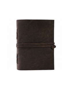 Diario de Cuero Rústico, Cuaderno de Cuero Hecho a Mano, Diario de Viaje Vintage, Diario Envolvente, Cuaderno de Dibujo en Blanco para Regalo - Product Image 1