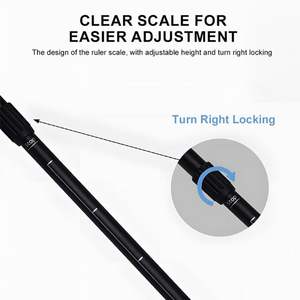 Adjustable Portable Folding Camping <b>Table</b> Lightweight for Outdoor Picnics <b>BBQ</b> Hiking & Indoor Use Round Small Size - Product Image 2