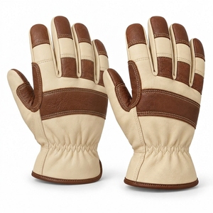 Gants en cuir de qualité supérieure, dotés d'un matériau durable, d'un ajustement confortable et d'une prise en main sécurisée pour le travail industriel et la manipulation quotidienne. - Product Image 3